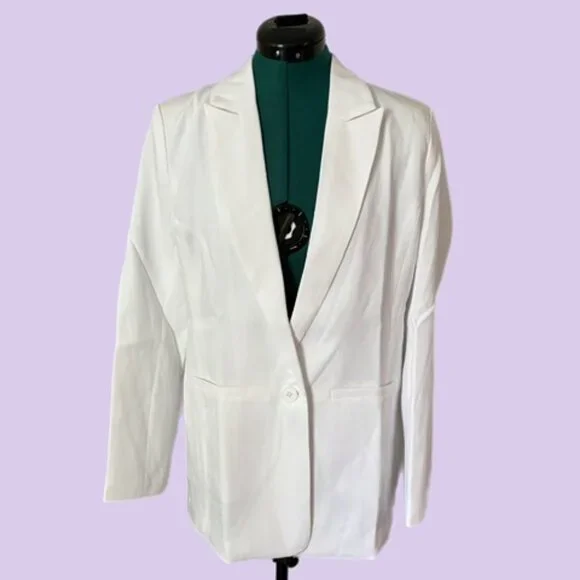 NWT Endless Rose White Blazer - Picture 2 of 3